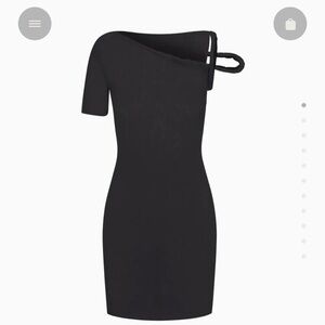 Khy Mesh Stretch Twist Mini Dress